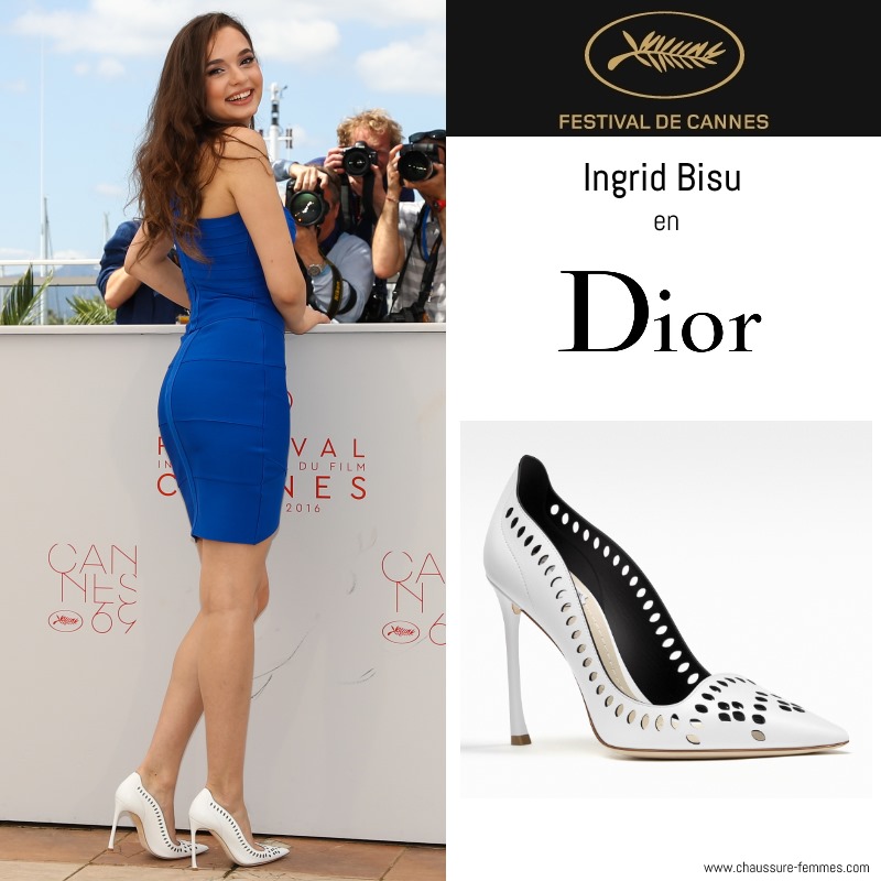 14 mai - Ingrid Bisu en escarpins Dior lors du photocall de "Toni Erdmann"