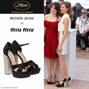 17 mai - Michelle Jenner en sandales Miu Miu lors du photocall de "Julieta"