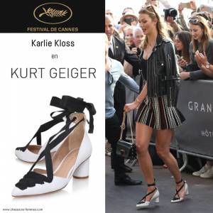 18 mai - Le mannequin Karlie Kloss en escarpins "Mayfair" signés Kurt Geiger