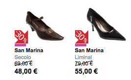soldes san marina chaussures Solde San Marina : Chaussures San Marina Soldées (Soldes dhiver 2010)
