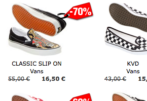 vans chaussure solde