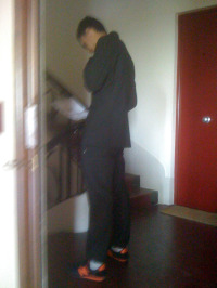 Le livreur à notre porte