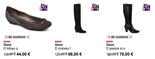 jour fous geox femme