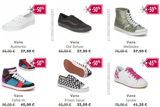 soldes vans