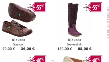 soldes kickers femme