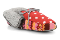 Chaussons Ruby Brown Patchwork Mocassin