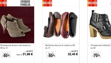 Soldes chaussures 3 Suisses 