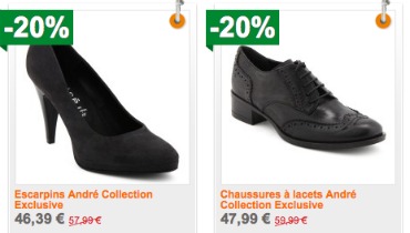 Soldes chaussures André