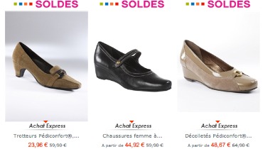 Soldes chaussures Pédiconfort