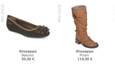 Vente Privée chaussures Gioseppo
