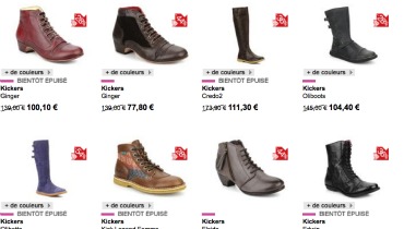 kickers soldes 2012