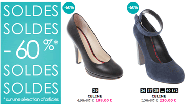Soldes-Chaussures-femme-Céline-hiver-2013