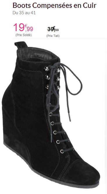 Soldes Texto chaussures femme hiver 2013 compensees