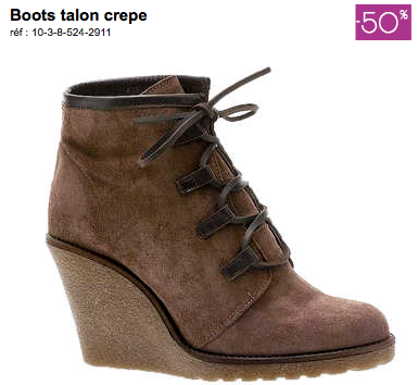 soldes chaussures femme boots