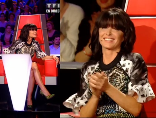 Look chaussures Jenifer Prime The Voice 27 avril