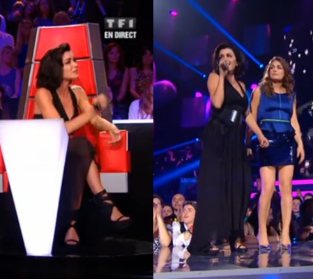 Look chaussures Jenifer Prime The Voice 4 mai