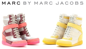 Soldes mytheresa été 2013 sneakers compensées Marc Jacobs
