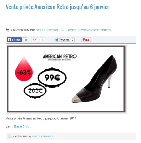 ventes privées chaussures femme