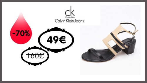 vente privée chaussures Calvin Klein