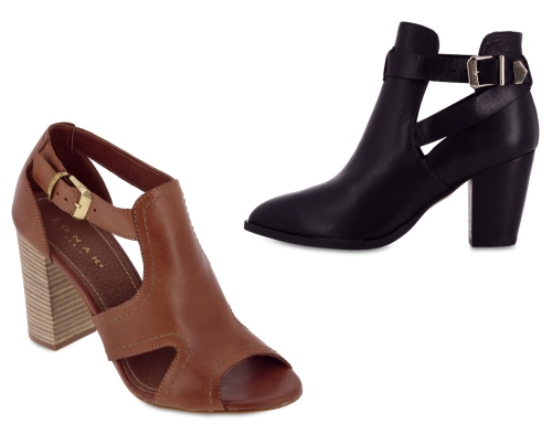 sandales semi ouvertes femmes