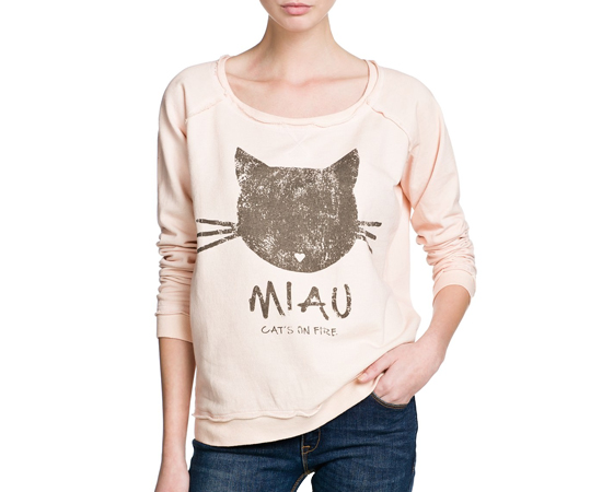 Sweat shirt Miau Mango