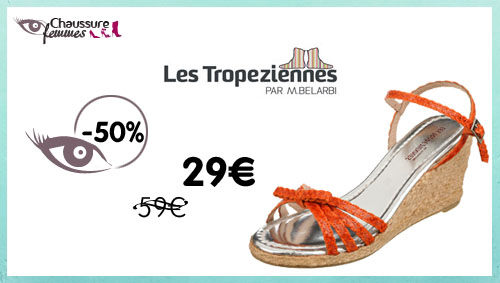 Vente privée chaussures Les Tropéziennes sur Bazarchic