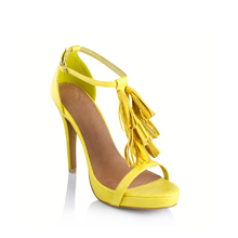 Sandales jaunes 3 Suisses Collection