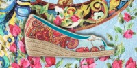 Chaussures imprimé foulard
