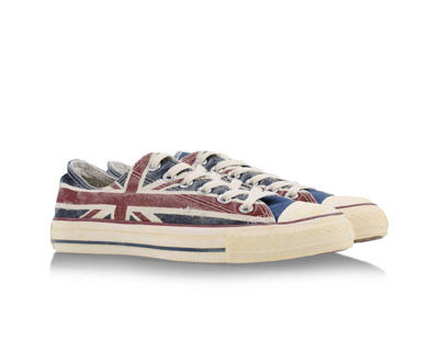 converse motif anglais