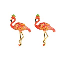 Brandalley boucles d'oreilles flamingo