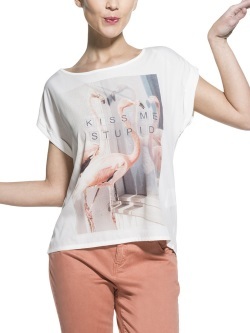 Cache cache t-shirt flamingo