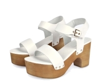 Sandales Erin Wooden (du 36 au 41), 45€ sur boohoo