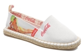 Espadrilles 'Juta retro' Coca Cola shoes (du 35 au 42), 25,60€ - 32€ (-20) sur Sarenza