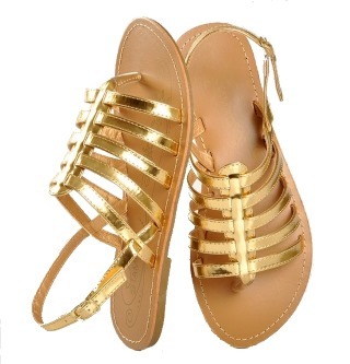 Sandales dorées Tamiko (du 36 au 41) 9,09€ - 12,99€ (-30) sur Chaussexpo