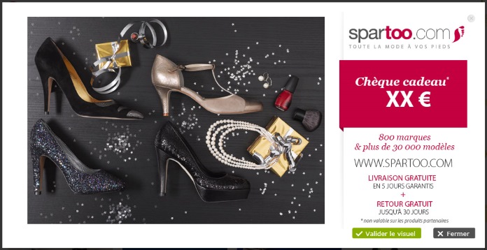 Offrez un chèque-cadeau Spartoo, recevez un bon d'achat Offrez un chèque-cadeau Spartoo, recevez un bon d'achat