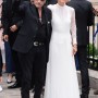 Johnny et Laeticia Hallyday au défilé Dior