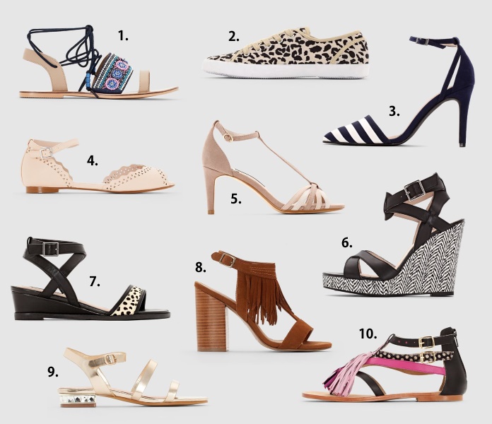 Soldes La Redoute chaussures femme été 2016