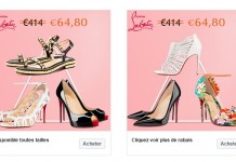 arnaque fausses louboutin facebook luxury high heels promotion