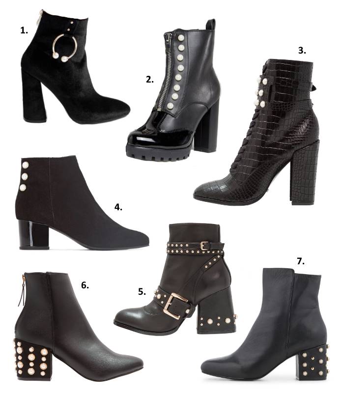 Chaussures perles - Boots Bottines AH 2017-2018